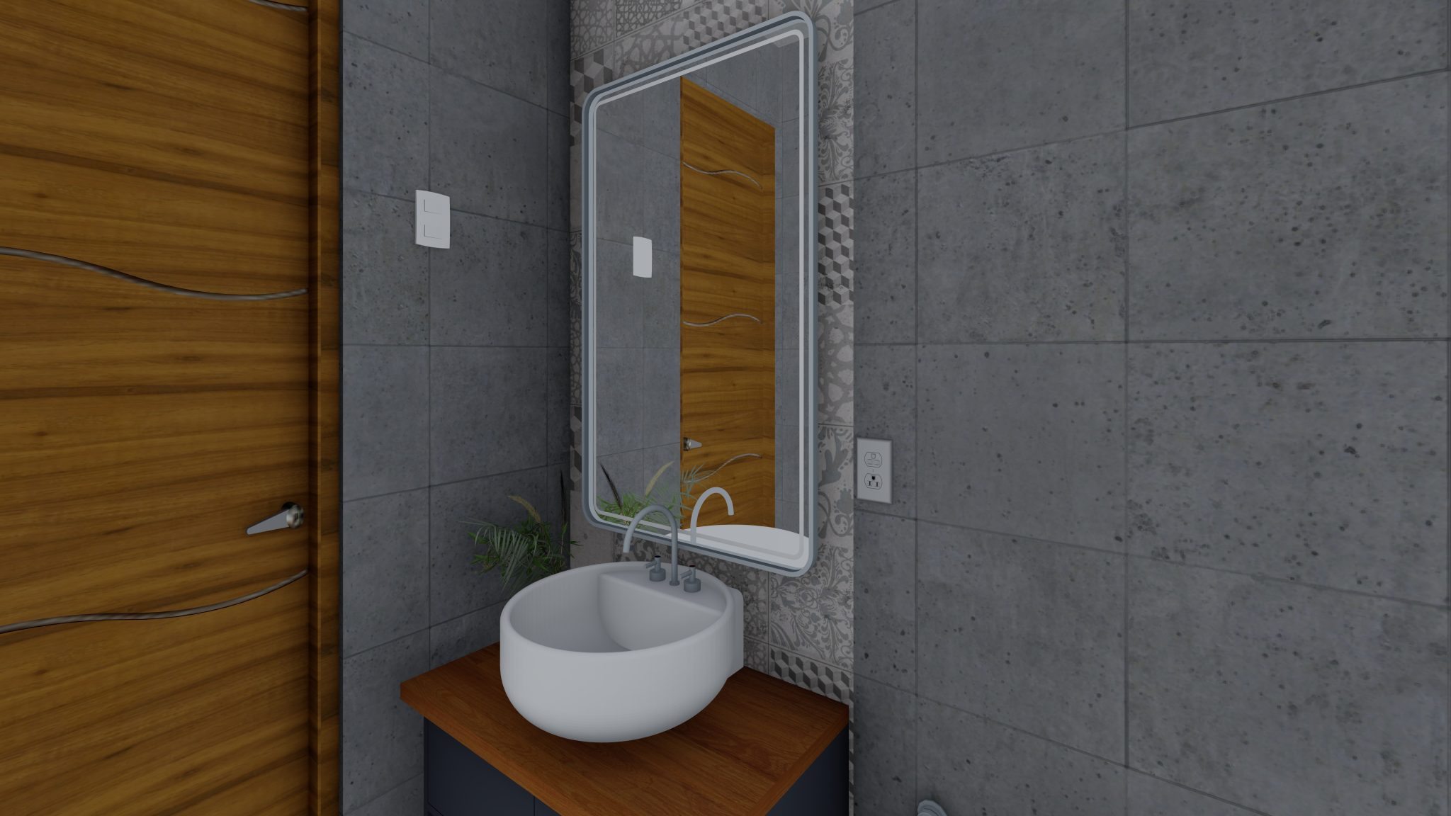 DEPARTAMENTO 102 - BAÑO DE VISITA