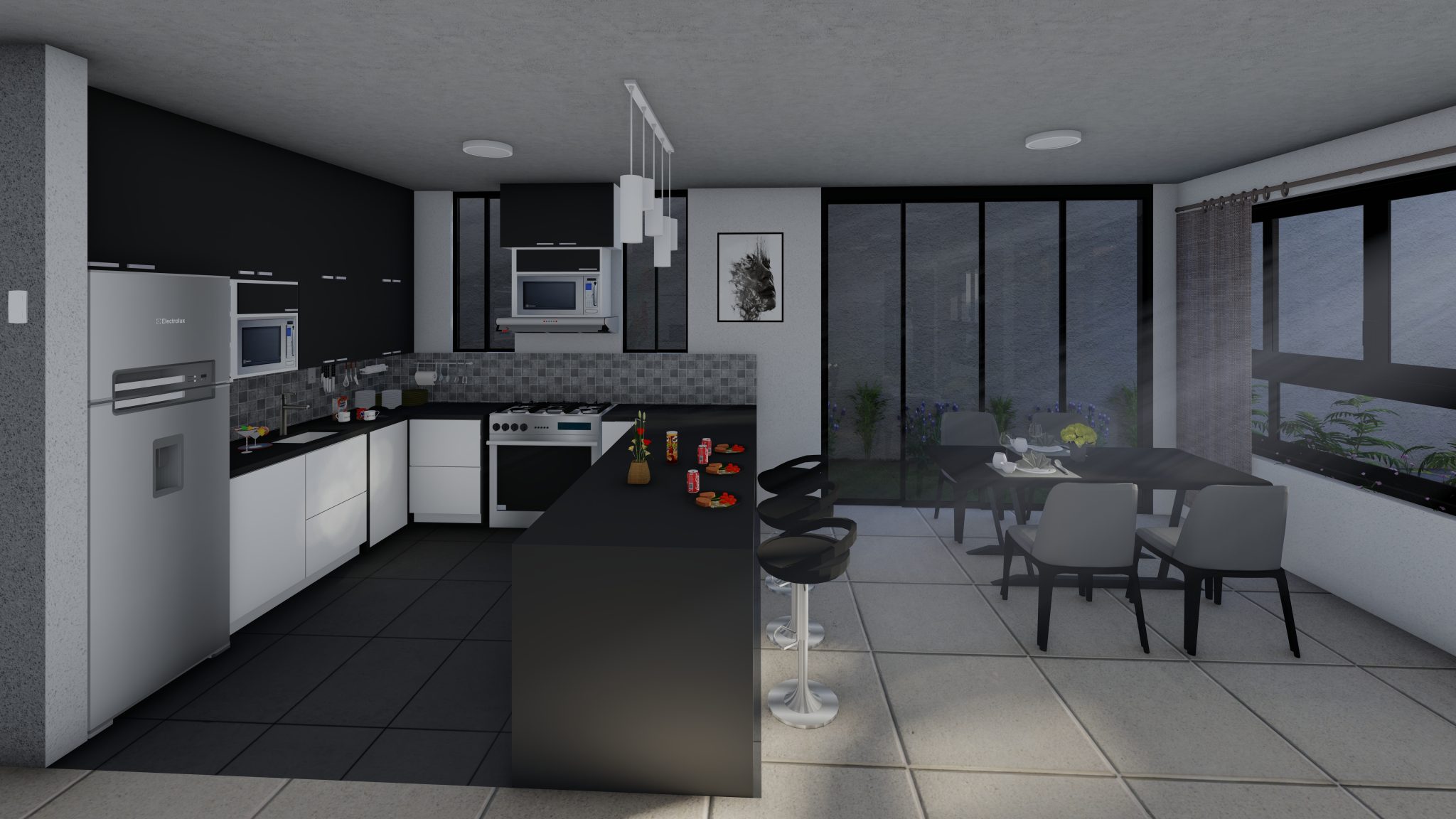 DEPARTAMENTO 102 - COCINA COMEDOR