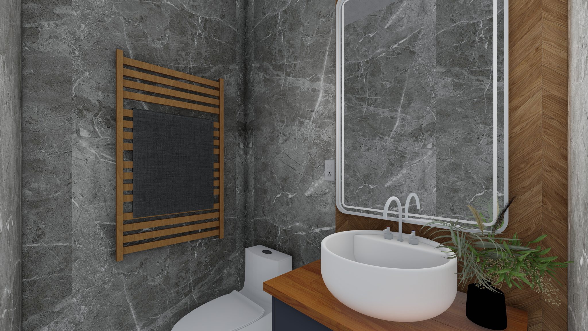 DEPARTAMENTO 201 - BAÑO DE VISITA