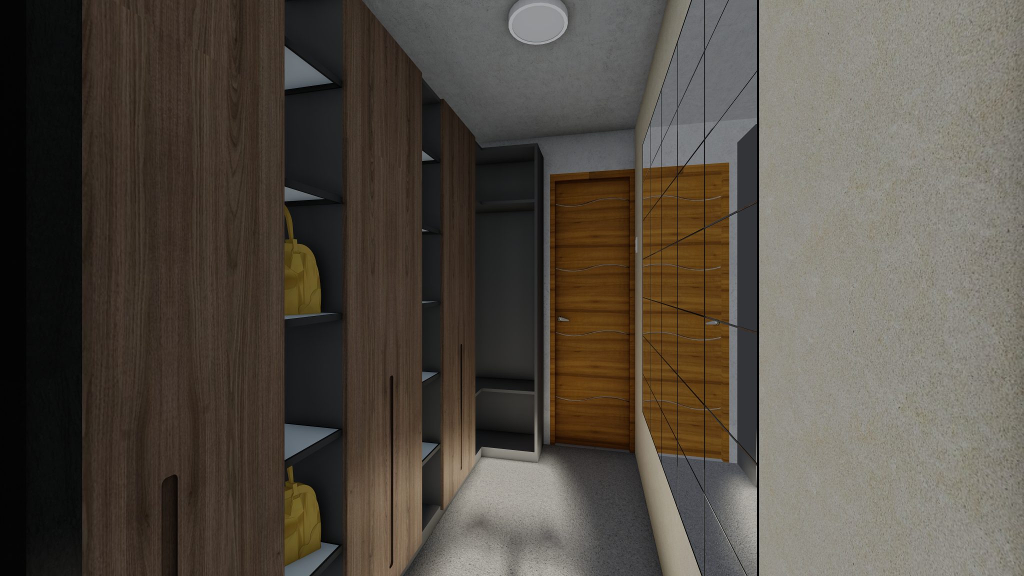 DEPARTAMENTO 201 - CLOSET DEL DORMITORIO PRINCIPAL