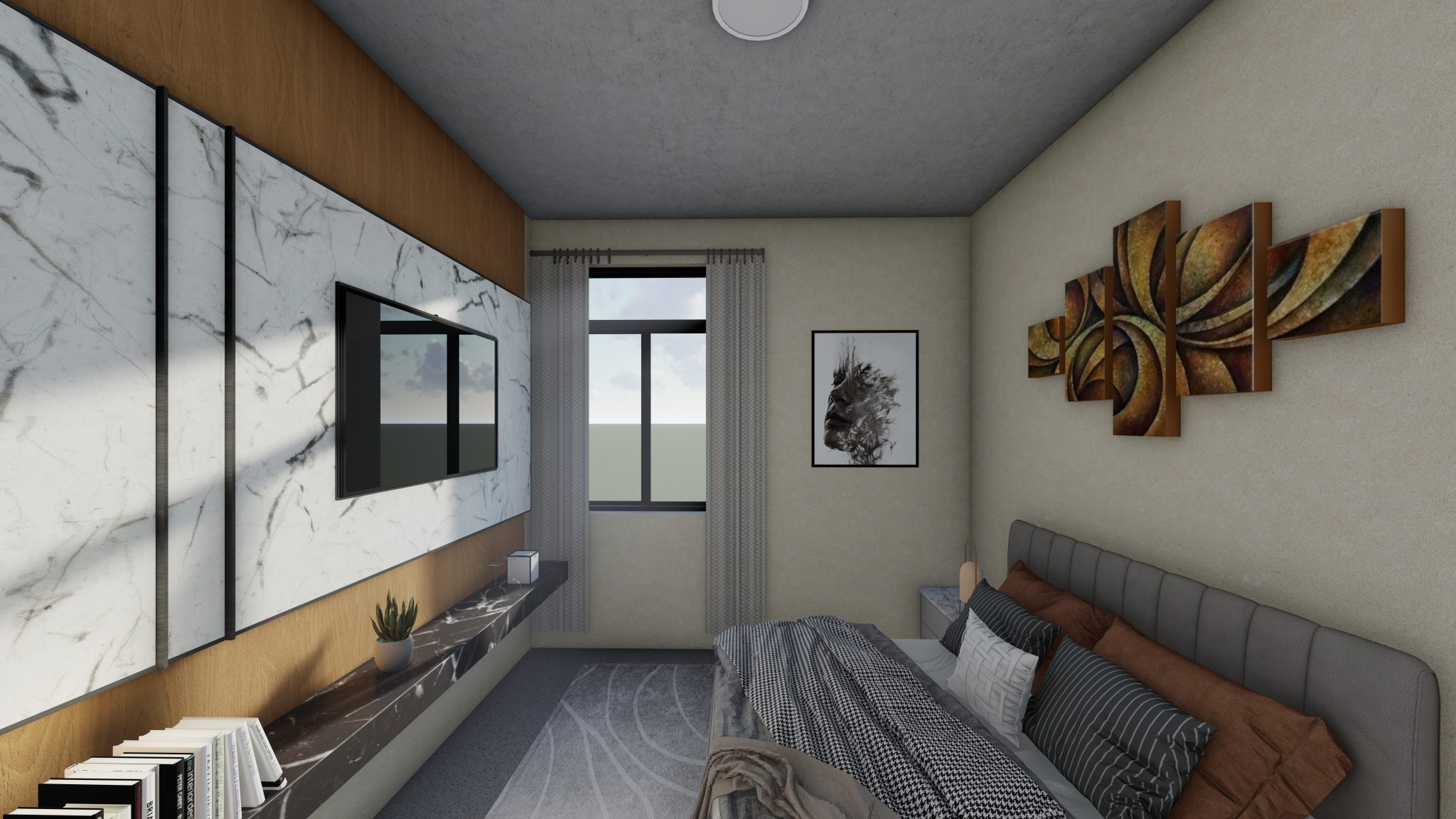 DEPARTAMENTO 201 - DORMITORIO PRINCIPAL