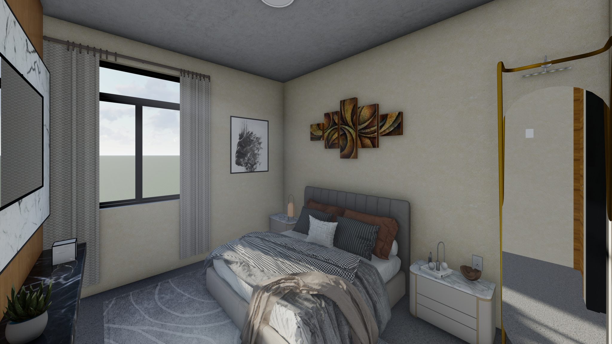 DEPARTAMENTO 201 - DORMITORIO PRINCIPAL VISTA 02