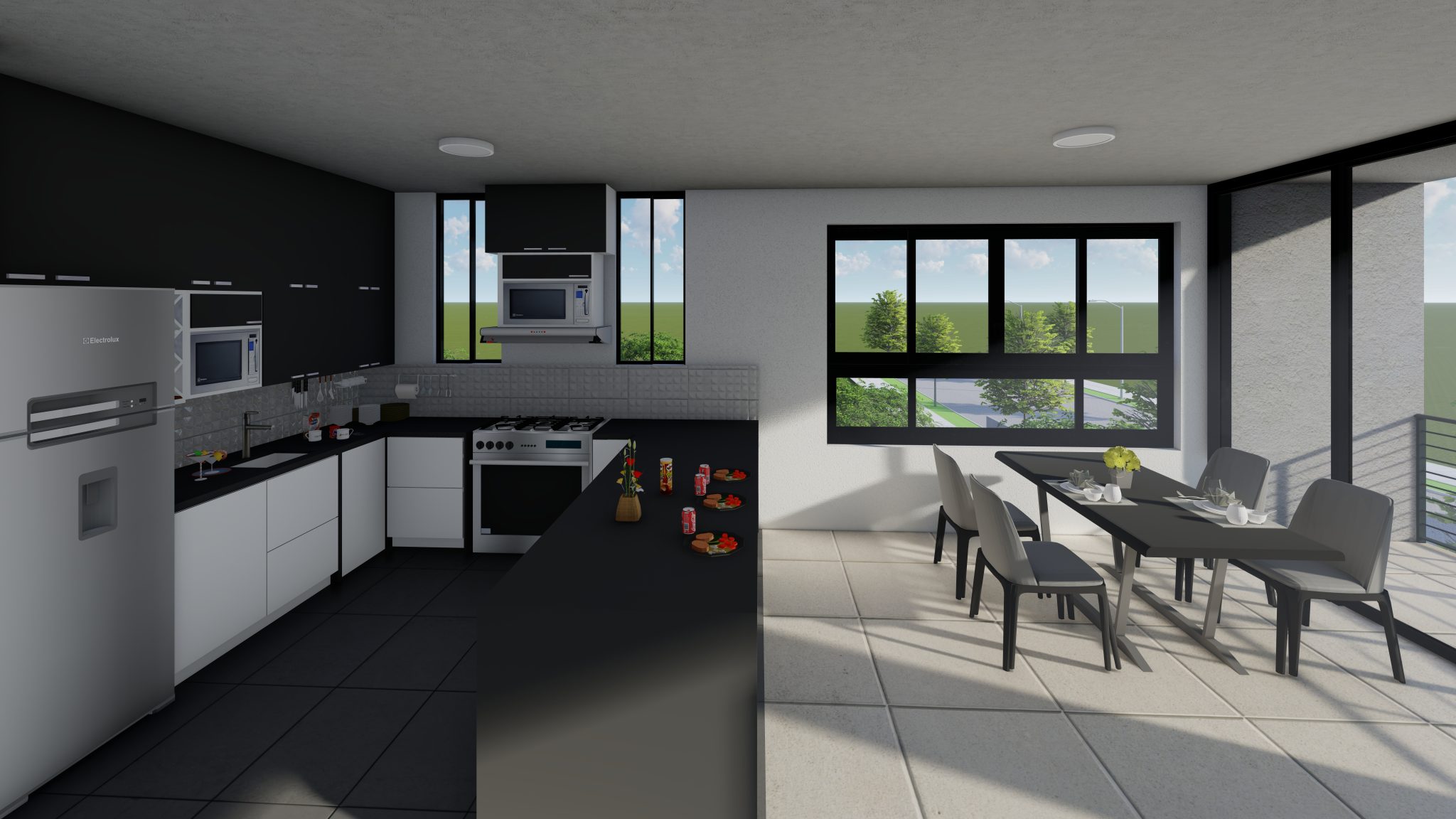 DEPARTAMENTO 302 - COCINA COMEDOR