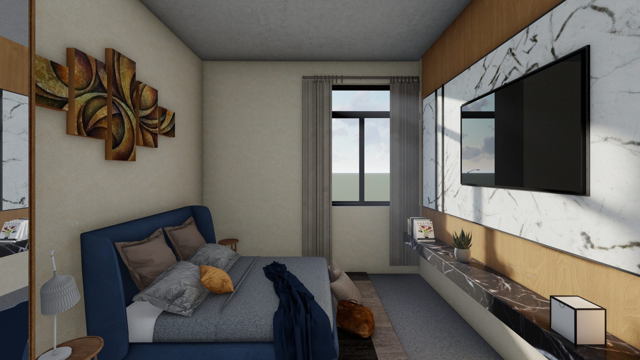 DEPARTAMENTO 302 - DORMITORIO PRINCIPAL VISTA 03
