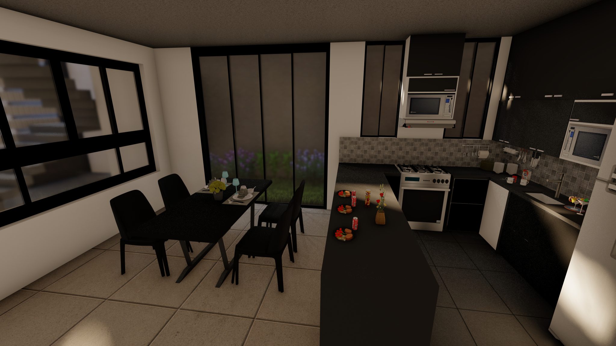 RENDE DE LA COCINA Y COMEDOR DEL DEPARTAMENTO 101