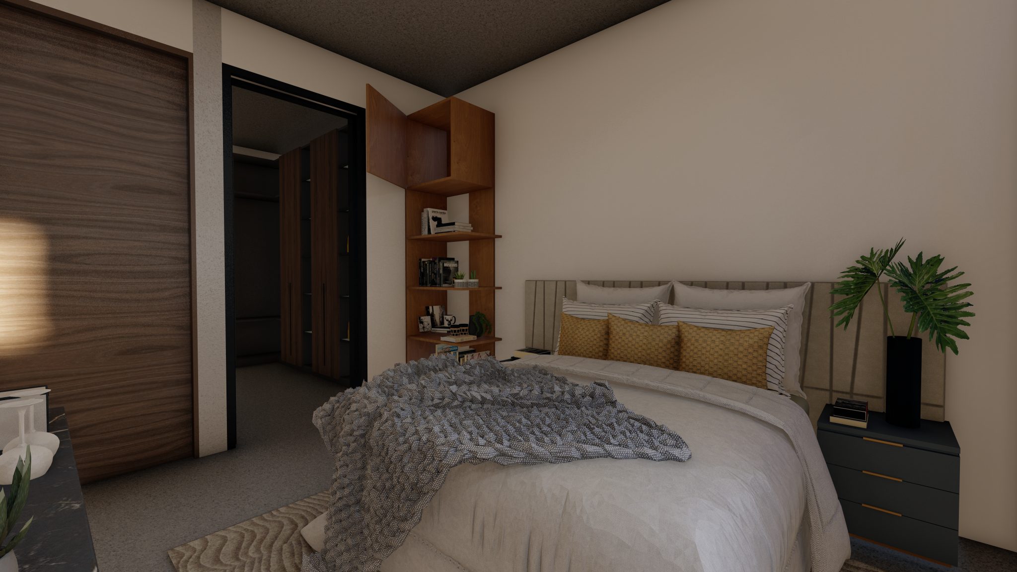 RENDER DE LA HABITACION PRINCIPAL