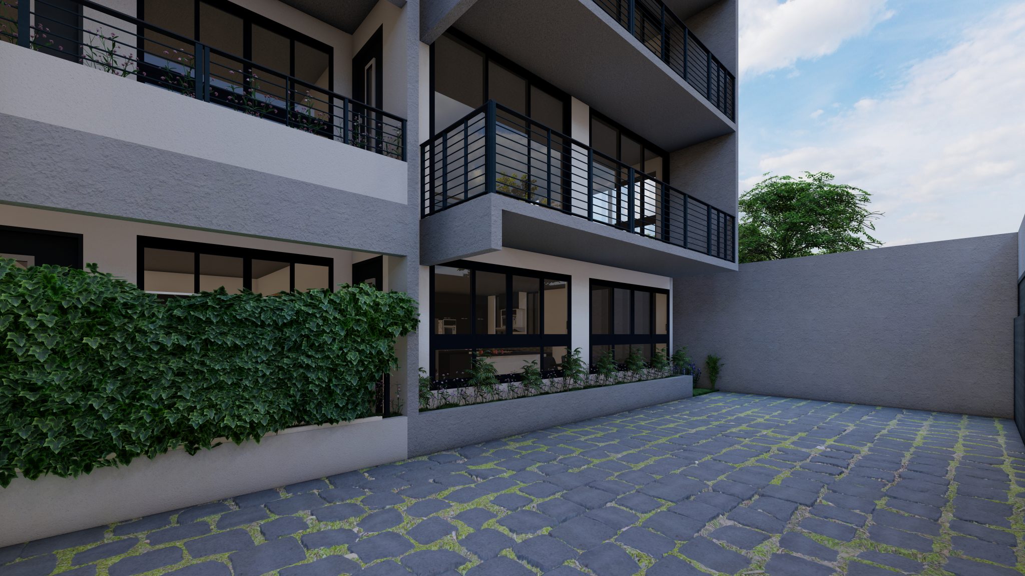 RENDER INTERIOR FACHADA