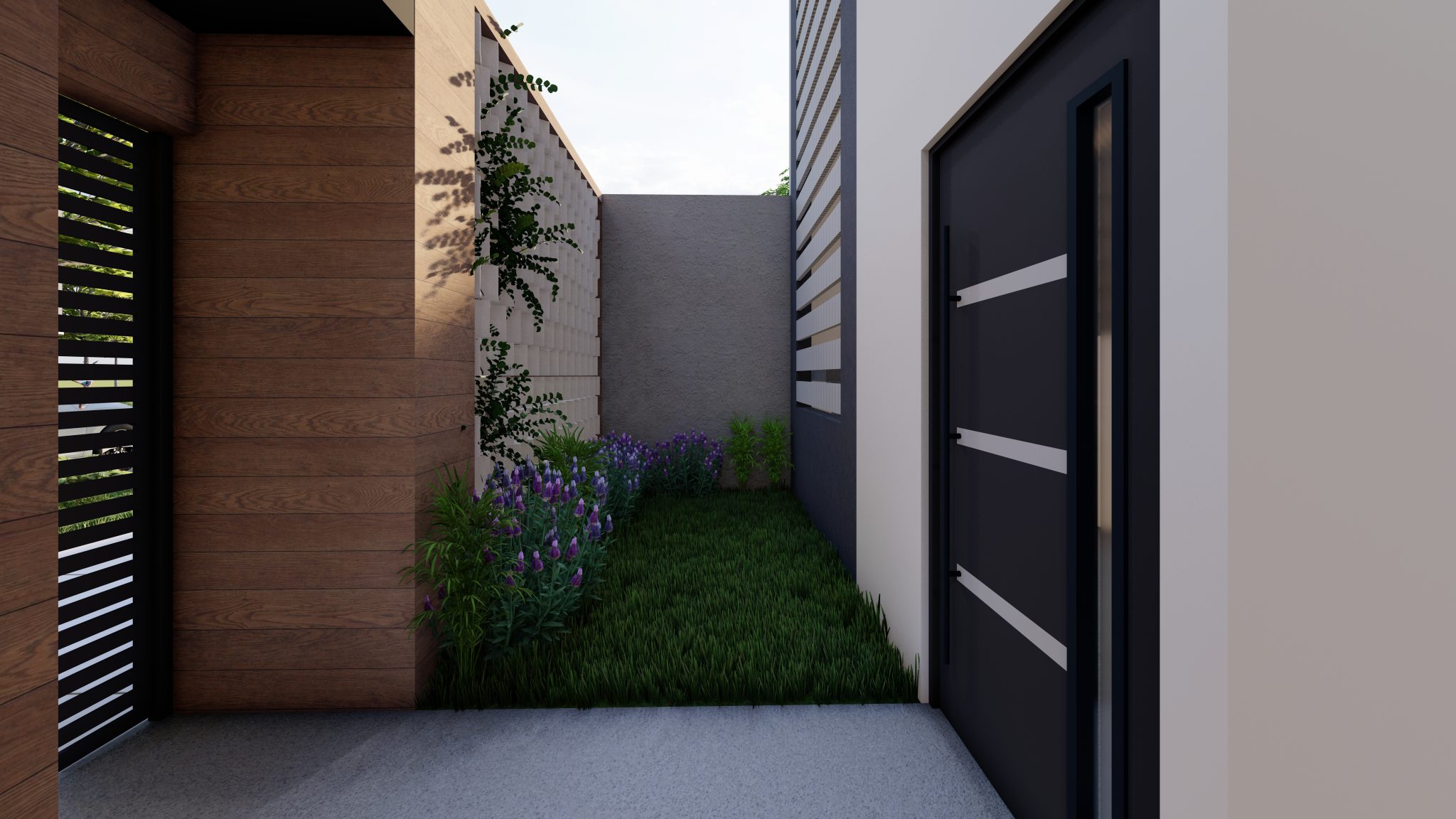 RENDER INTERIOR PUERTA PRINCIPAL