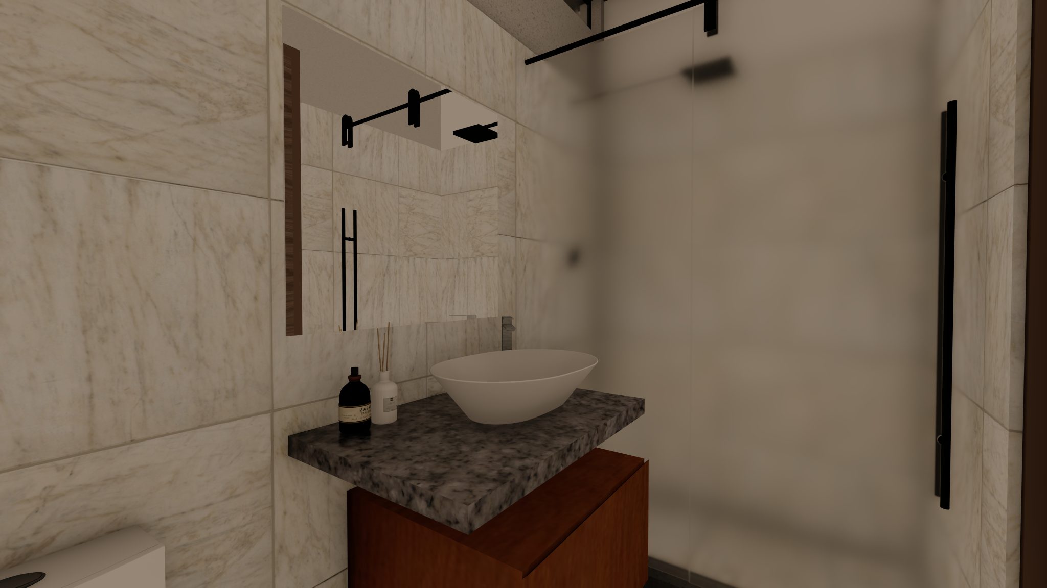 VISTA DEL BAÑO DE LA HABITACION PRINCIPAL